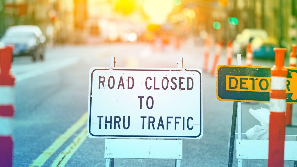 how to close a street for filming